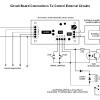 Diagram showing external connections.