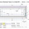 Schematic of construction plan for drawers.  It is designed for attachment under the support trusses.