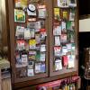 Pegboard for cabinet doors provides plenty of storage for small packets of details.  The best thing is that I can see them and find them.